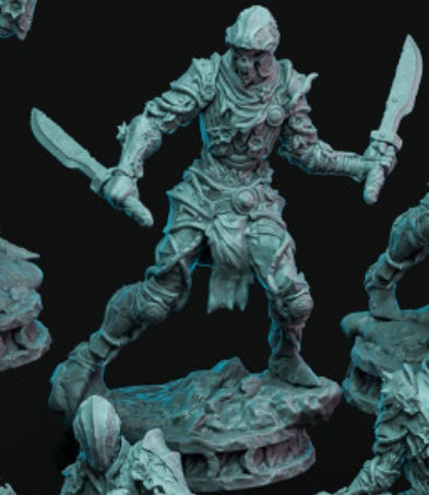 Persephones Undead Soldiers, Witchsong Miniatures | Dungeons and Dragons | Pathfinder | Table Top RPG | 3D Printed Model