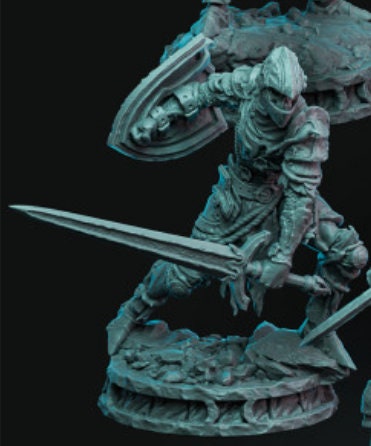 Persephones Undead Soldiers, Witchsong Miniatures | Dungeons and Dragons | Pathfinder | Table Top RPG | 3D Printed Model