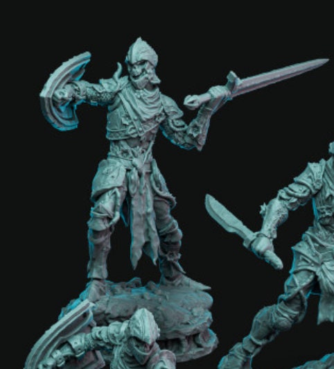 Persephones Undead Soldiers, Witchsong Miniatures | Dungeons and Dragons | Pathfinder | Table Top RPG | 3D Printed Model