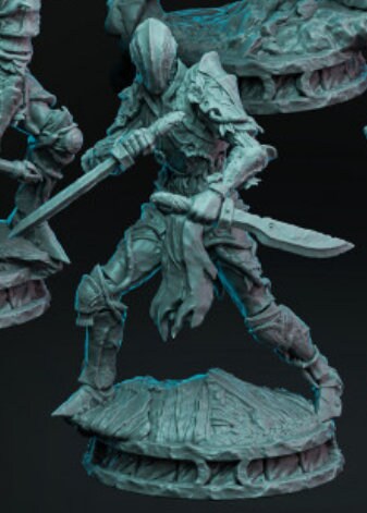 Persephones Undead Soldiers, Witchsong Miniatures | Dungeons and Dragons | Pathfinder | Table Top RPG | 3D Printed Model