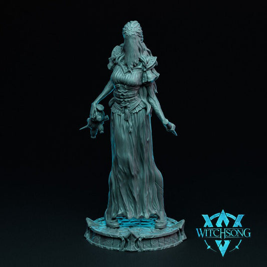 The Faceless Nursemaid, Witchsong Miniatures | Dungeons and Dragons | Pathfinder | Table Top RPG | 3D Printed Model
