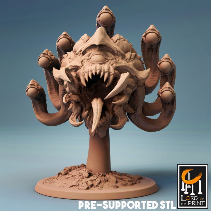 Beholder, Lord of the Print | Dungeons and Dragons | Pathfinder | Table Top RPG | 3D Printed Model