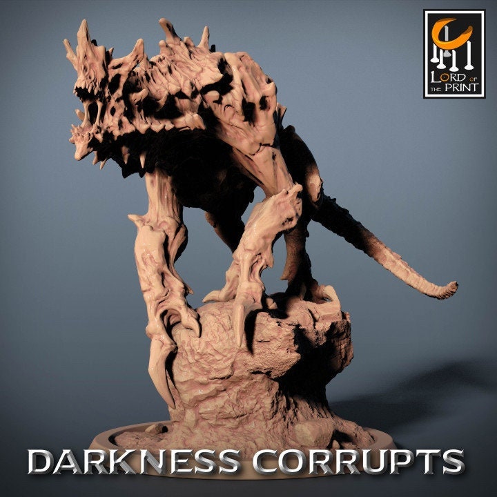 Alpha Hellhounds, 2 Poses | Aussie 3D Printed Miniatures and Terrain