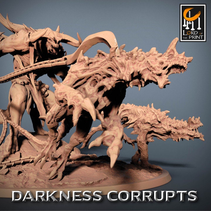 Infernal Tamer, Darkness Corrupts, Lord of the Print | Dungeons and Dragons | Pathfinder | Table Top RPG | 3D Printed Model