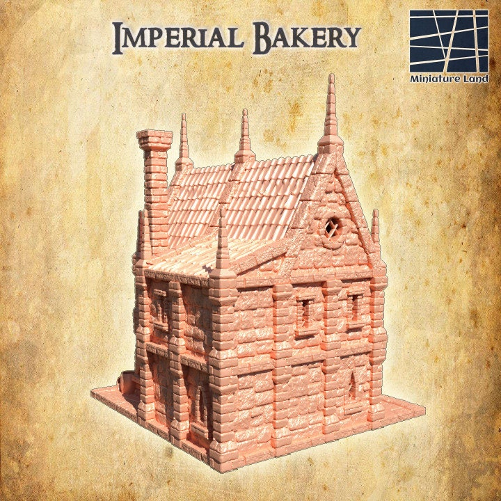 Imperial Bakery, Miniature Land | Dungeons and Dragons | Pathfinder | Table Top RPG | 3D Printed Model