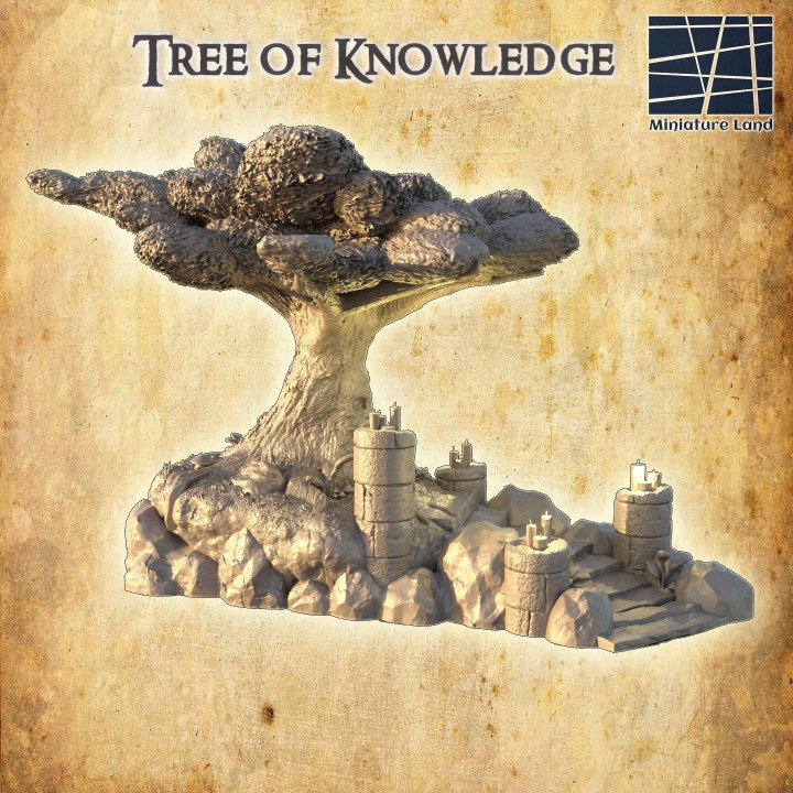Tree of Knowledge | Aussie 3D Printed Miniatures and Terrain