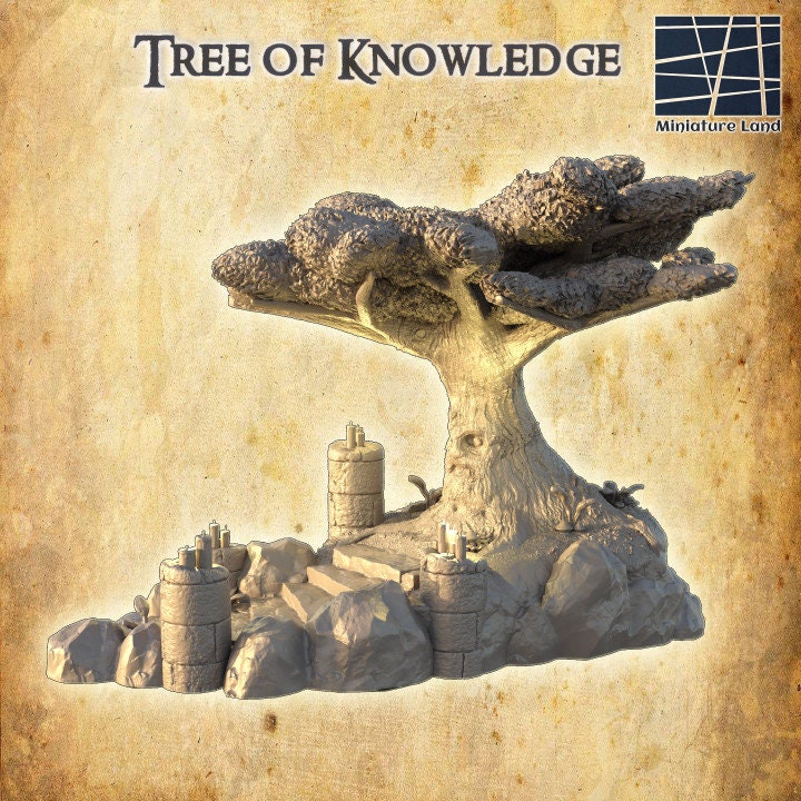Tree of Knowledge | Aussie 3D Printed Miniatures and Terrain
