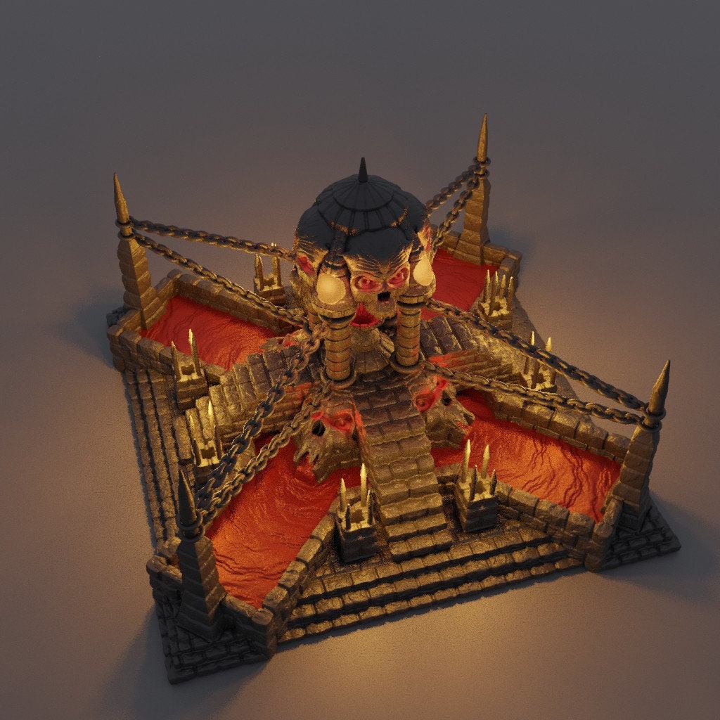 Altar of Sacrifice, Miniature Land | Dungeons and Dragons | Pathfinder | Table Top RPG | 3D Printed Model