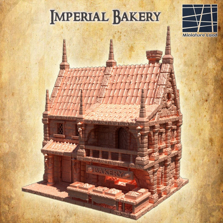 Imperial Bakery, Miniature Land | Dungeons and Dragons | Pathfinder | Table Top RPG | 3D Printed Model