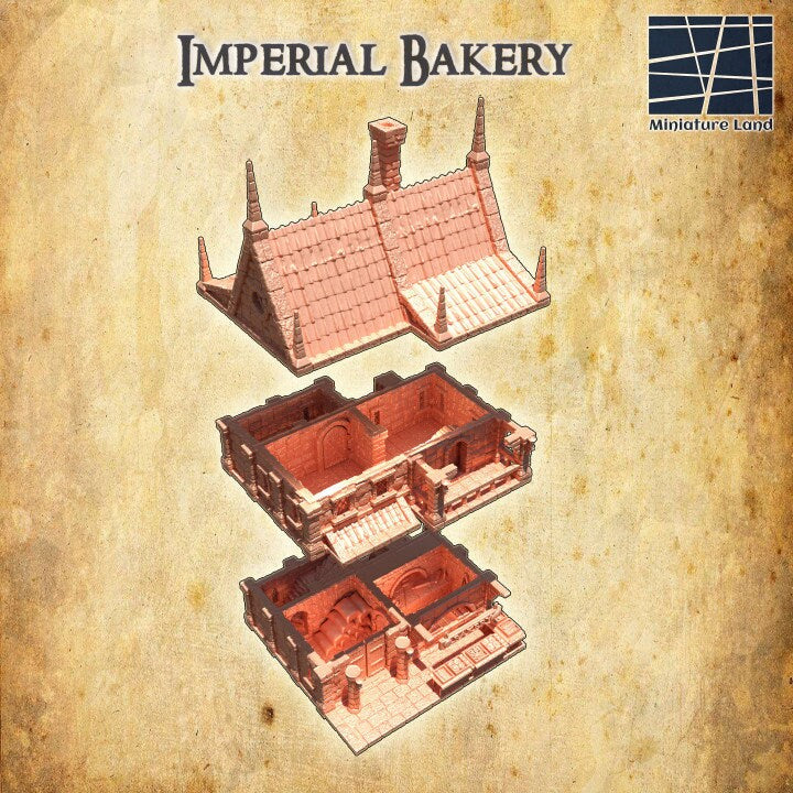 Imperial Bakery, Miniature Land | Dungeons and Dragons | Pathfinder | Table Top RPG | 3D Printed Model