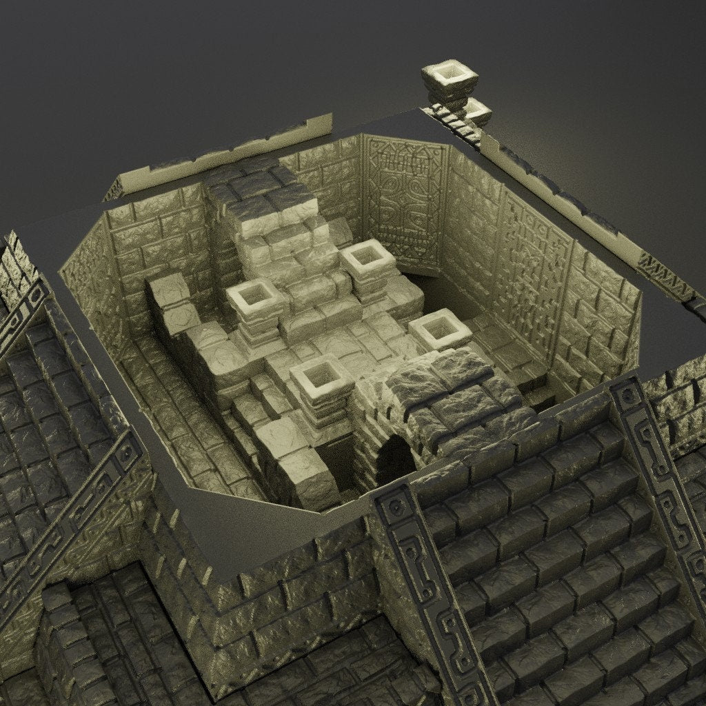 Ancient Jungle Temple | Aussie 3D Printed Miniatures and Terrain