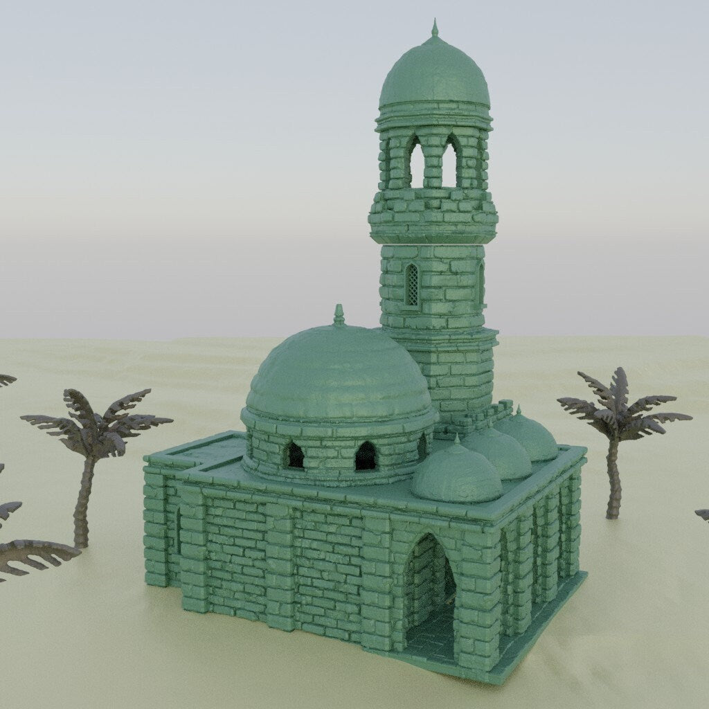 Desert Minaret, Miniature Land | Dungeons and Dragons | Pathfinder | Table Top RPG | 3D Printed Model