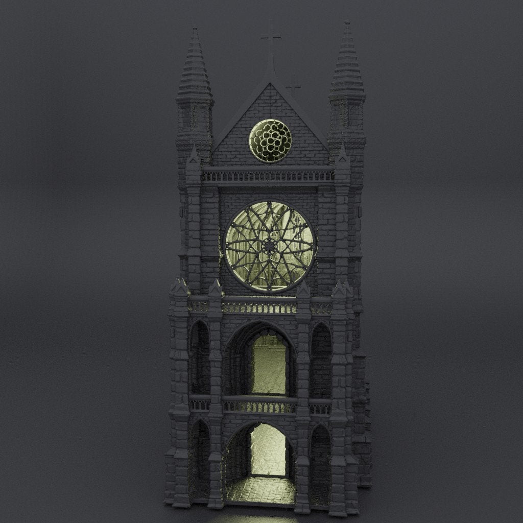 Reliquary Chapel, Miniature Land | Dungeons and Dragons | Pathfinder | Table Top RPG | 3D Printed Model