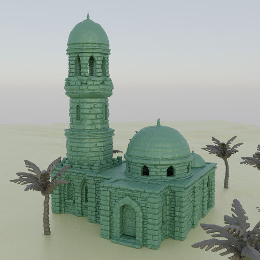 Desert Minaret, Miniature Land | Dungeons and Dragons | Pathfinder | Table Top RPG | 3D Printed Model