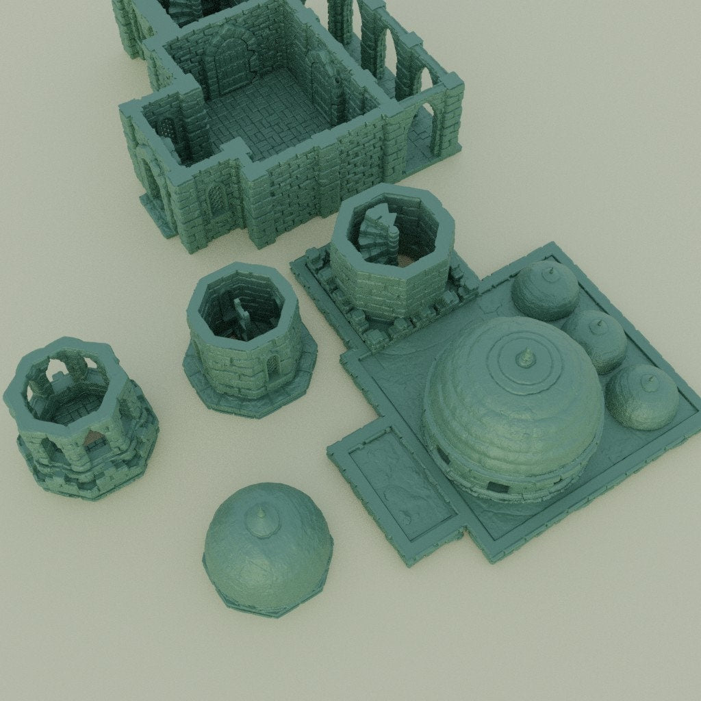 Desert Minaret, Miniature Land | Dungeons and Dragons | Pathfinder | Table Top RPG | 3D Printed Model