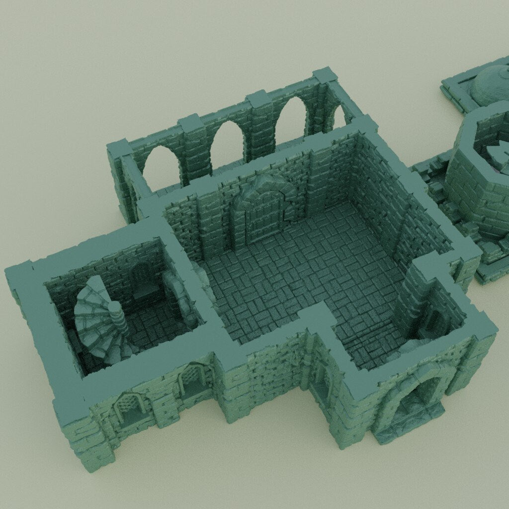 Desert Minaret, Miniature Land | Dungeons and Dragons | Pathfinder | Table Top RPG | 3D Printed Model