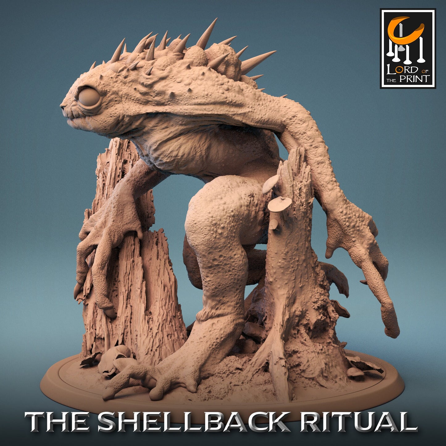 Fetid Stalker, The Shellback Ritual, Lord of the Print | Dungeons and Dragons | Pathfinder | Table Top RPG | 3D Printed Model