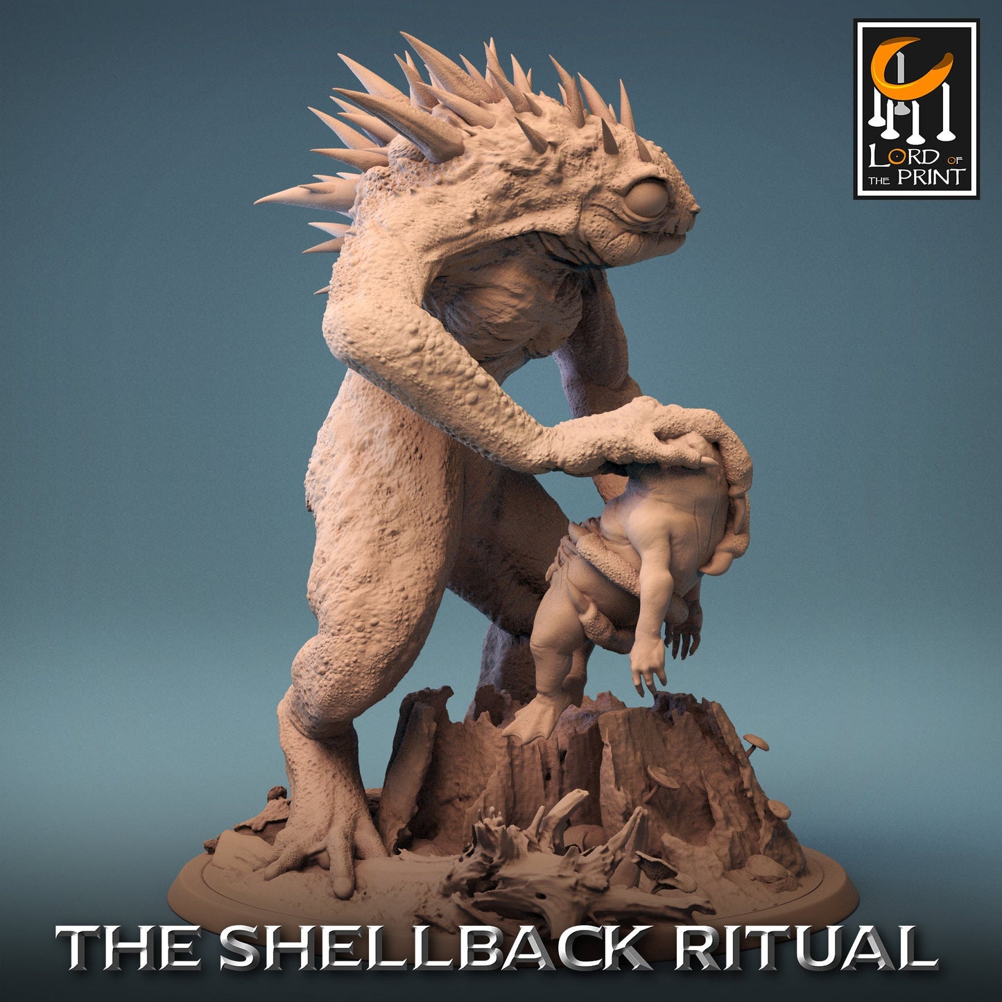 Fetid Stalker, The Shellback Ritual, Lord of the Print | Dungeons and Dragons | Pathfinder | Table Top RPG | 3D Printed Model