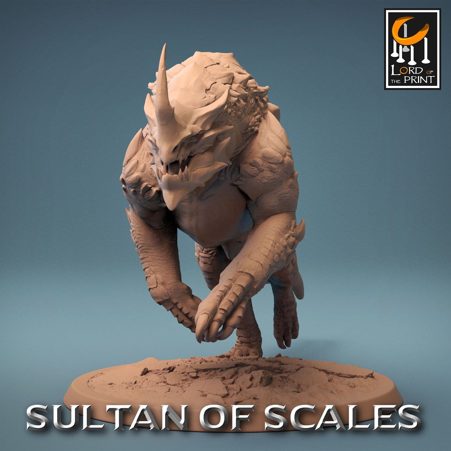 Wild Drakes, Sultan of the Sands, Lord of the Print | Dungeons and Dragons | Pathfinder | Table Top RPG | 3D Printed Model