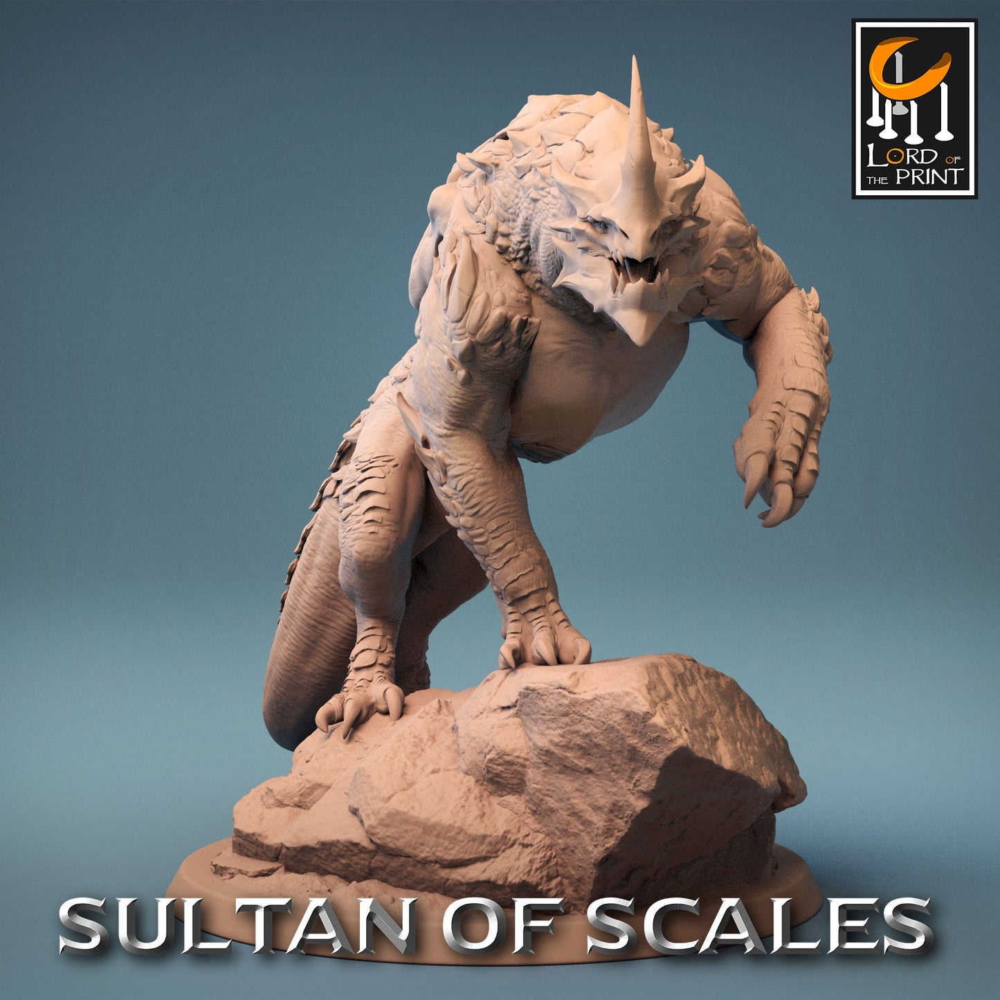 Wild Drakes, Sultan of the Sands, Lord of the Print | Dungeons and Dragons | Pathfinder | Table Top RPG | 3D Printed Model