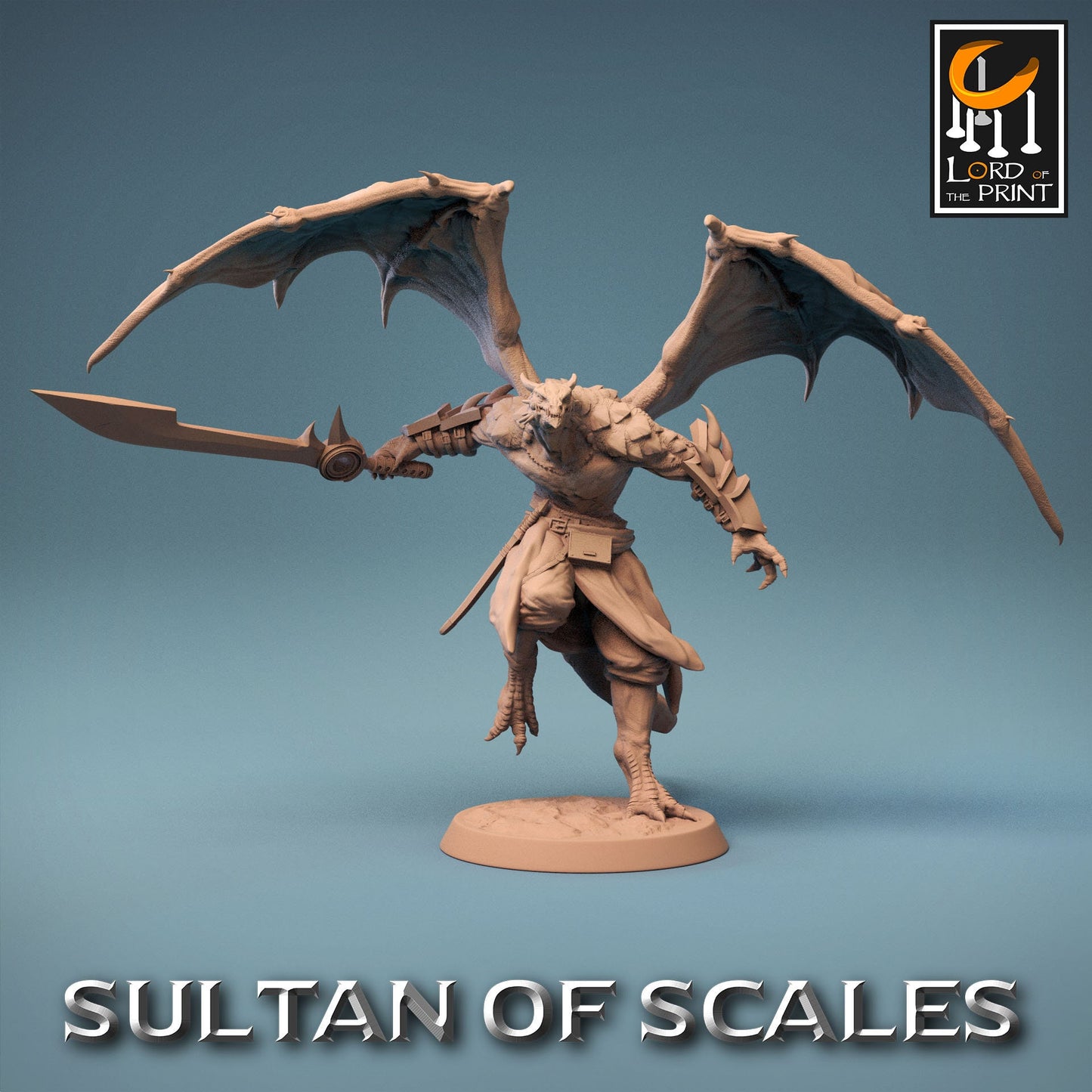 Dragonborn Soldiers, Pack 1, Sultan of the Sands, Lord of the Print | Dungeons and Dragons | Pathfinder | Table Top RPG | 3D Printed Model