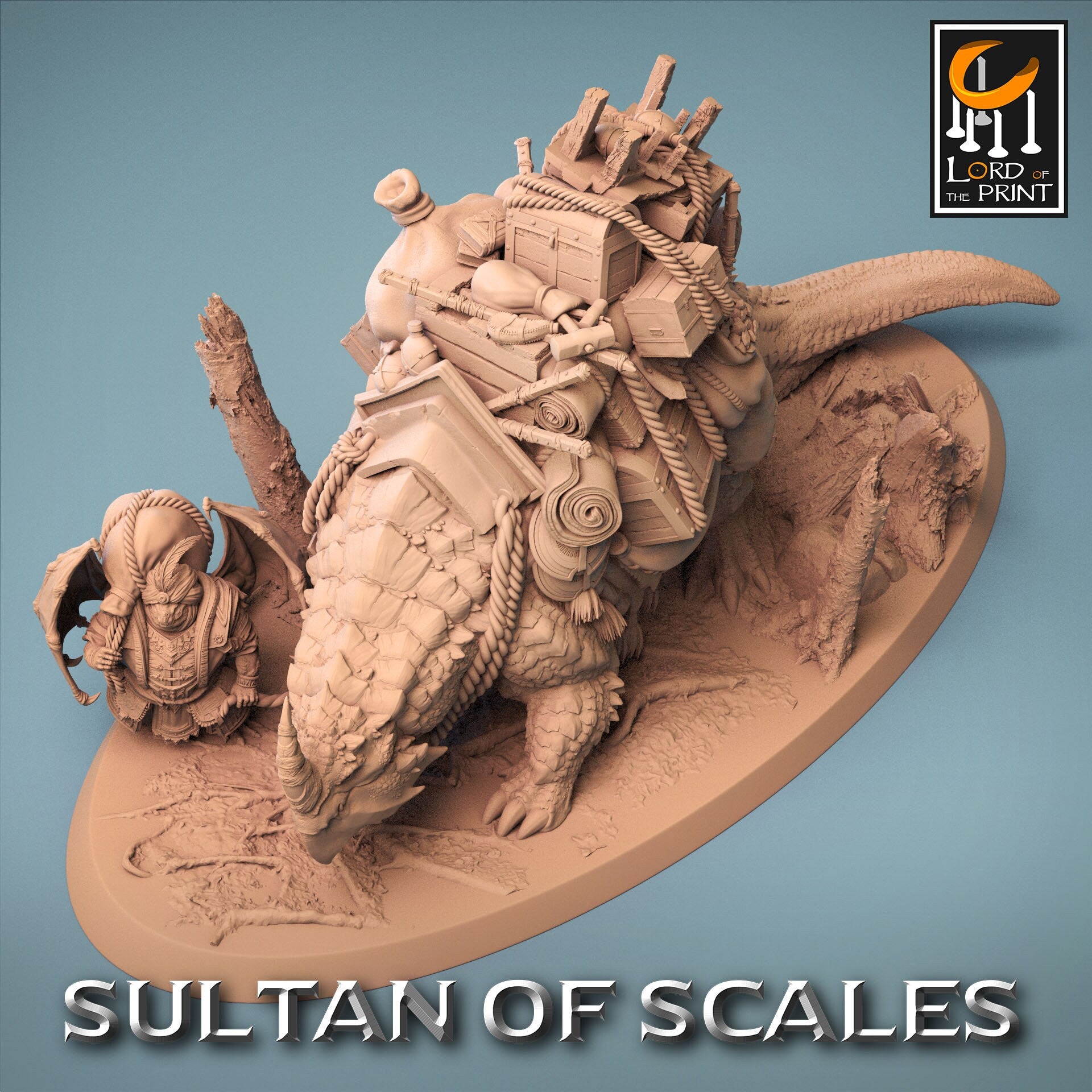 Galdera, Lord of the Print | Dungeons and Dragons | Pathfinder | Table Top RPG | 3D Printed Model