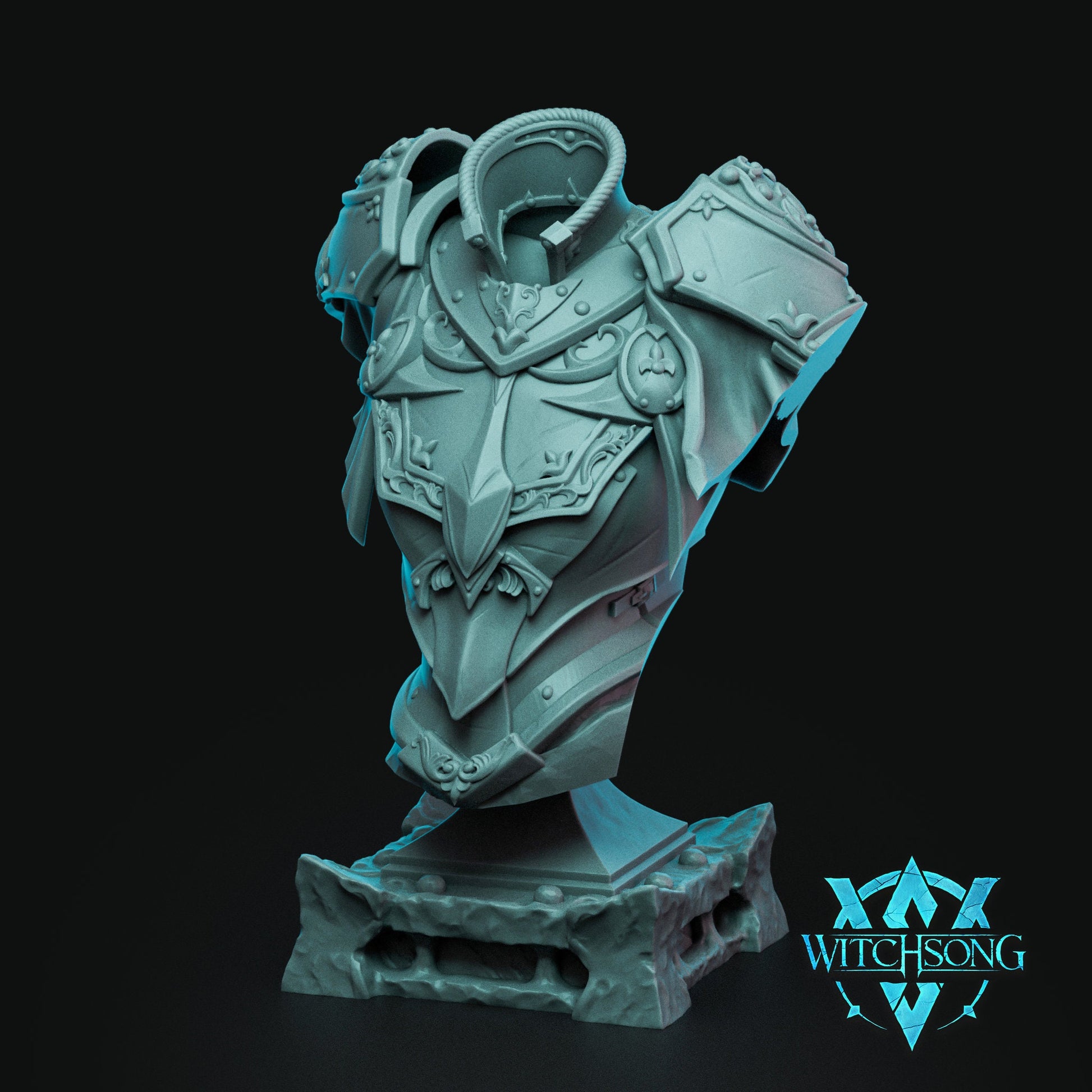 Divine Dullahan, Witchsong Miniatures | Dungeons and Dragons | Pathfinder | Table Top RPG | 3D Printed Model