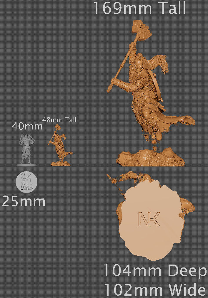 Thyra, Powerful NPC, Ernest Nemirovsky | Dungeons and Dragons | Pathfinder | Table Top RPG | 3D Printed Model