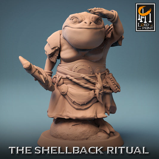 Croakers, Pack 2, Shellback Ritual, Lord of the Print | Dungeons and Dragons | Pathfinder | Table Top RPG | 3D Printed Model