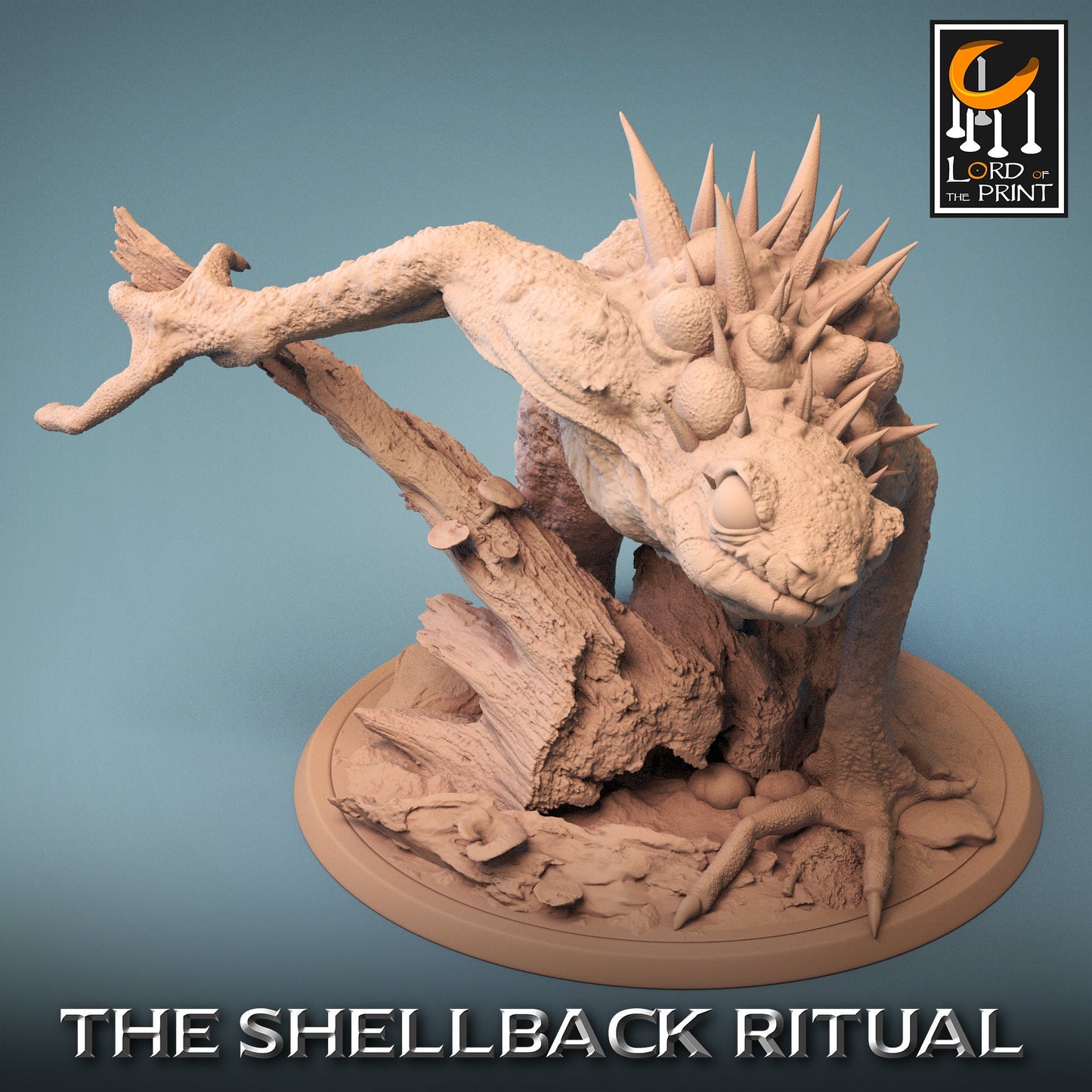 Fetid Stalker, The Shellback Ritual, Lord of the Print | Dungeons and Dragons | Pathfinder | Table Top RPG | 3D Printed Model