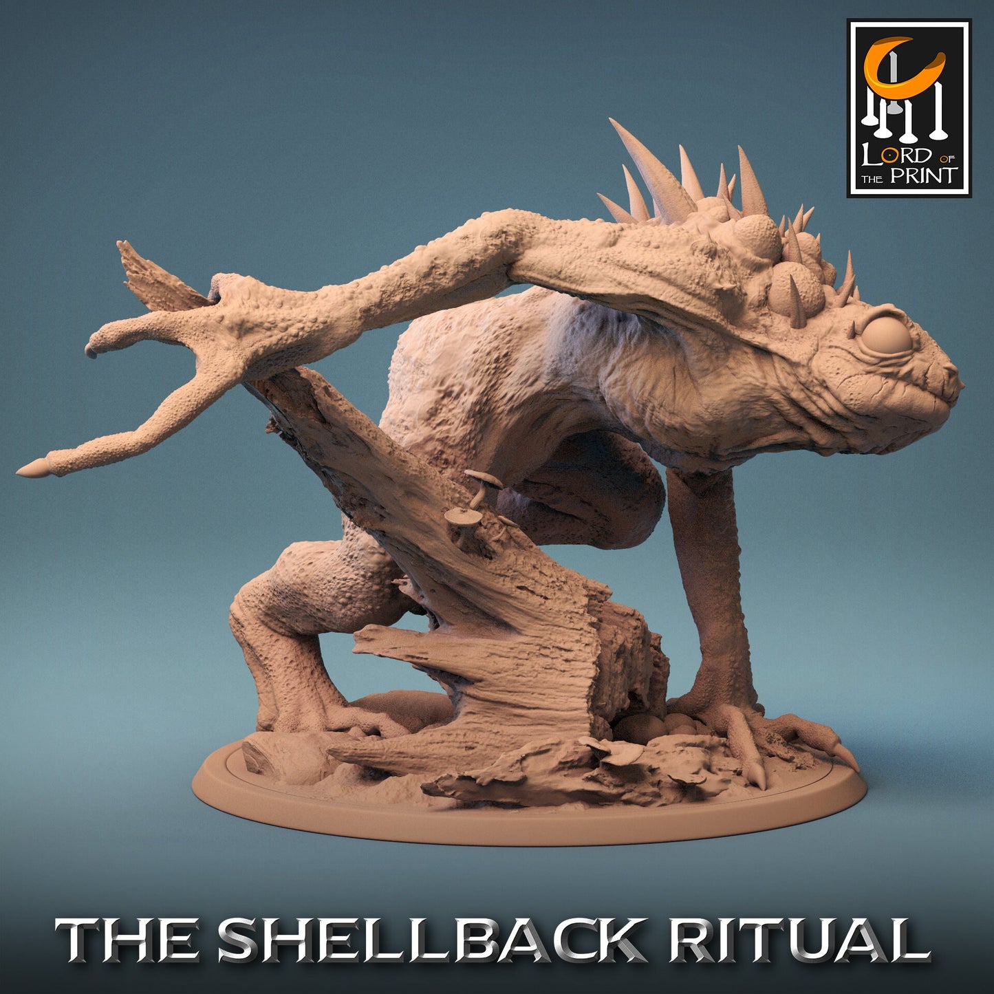 Fetid Stalker, The Shellback Ritual, Lord of the Print | Dungeons and Dragons | Pathfinder | Table Top RPG | 3D Printed Model