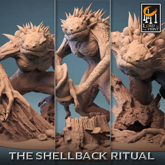 Fetid Stalker, The Shellback Ritual, Lord of the Print | Dungeons and Dragons | Pathfinder | Table Top RPG | 3D Printed Model