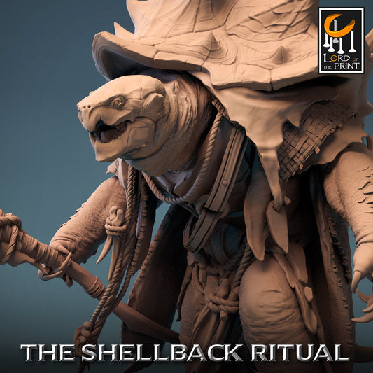 Nulka, Shellspike, Shellback Ritual, Powerful NPC, Lord of the Print | Dungeons and Dragons | Pathfinder | Table Top RPG | 3D Printed Model