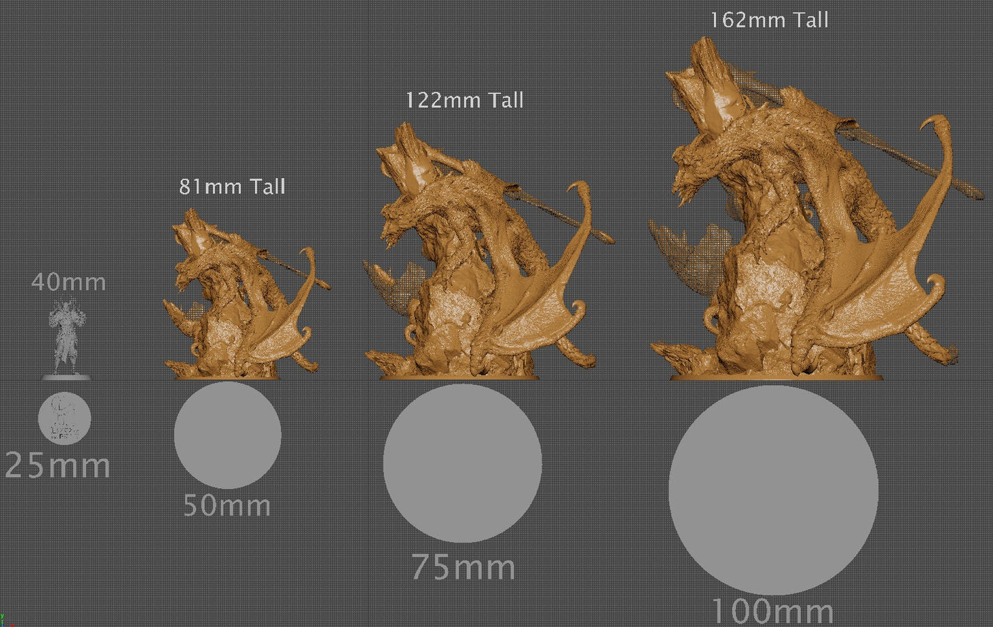 Legendary Chromatic White Dragon, Lord of the Print | Dungeons and Dragons | Pathfinder | Table Top RPG | 3D Printed Model