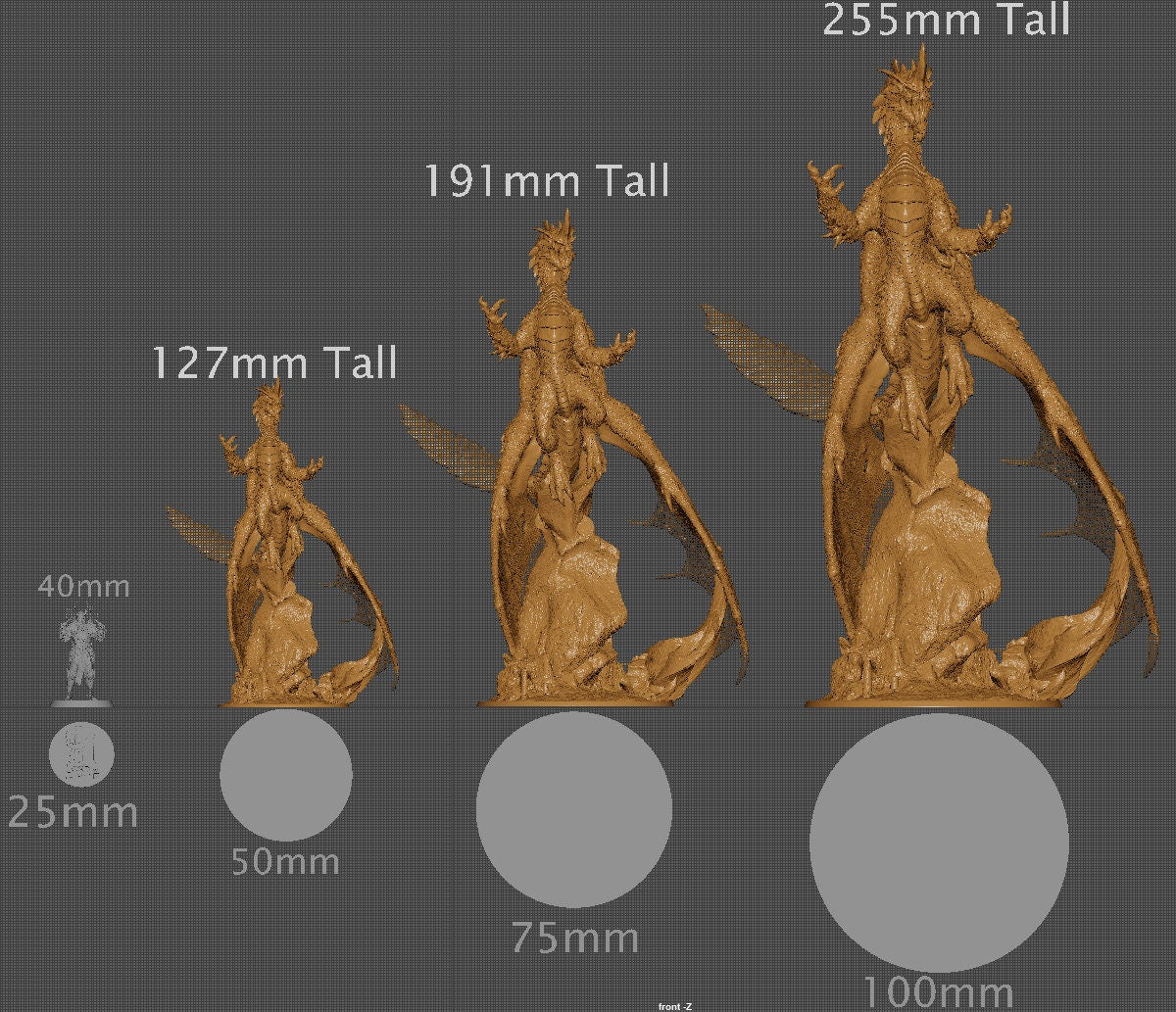 Legendary Chromatic Blue Dragon, Lord of the Print | Dungeons and Dragons | Pathfinder | Table Top RPG | 3D Printed Model