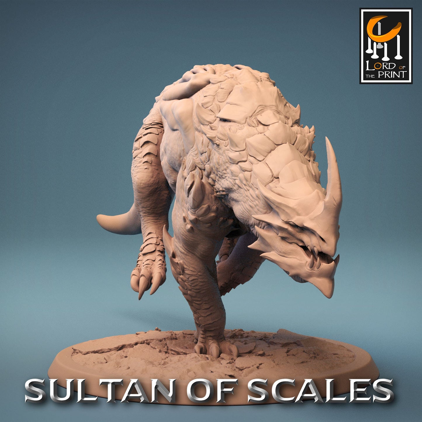 Wild Drakes, Sultan of the Sands, Lord of the Print | Dungeons and Dragons | Pathfinder | Table Top RPG | 3D Printed Model