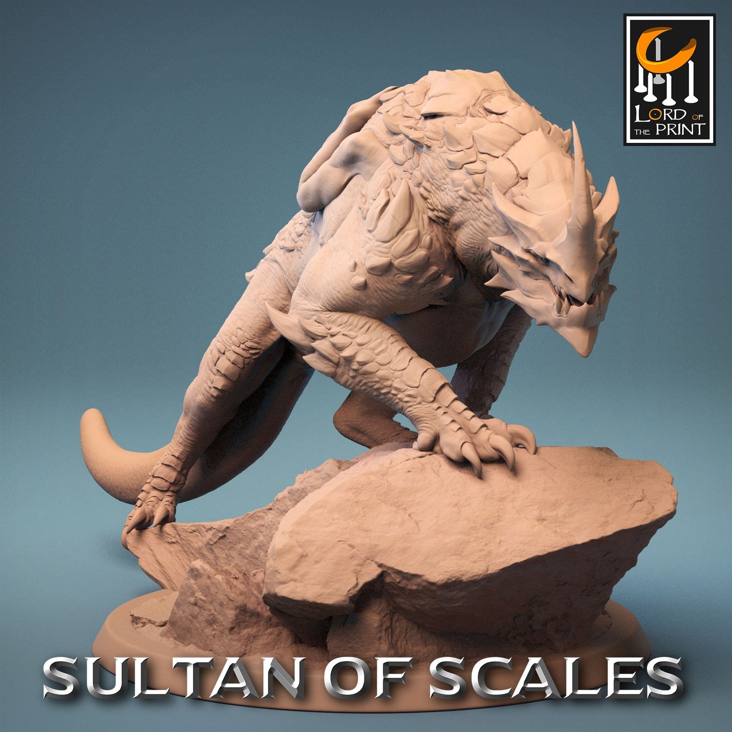 Wild Drakes, Sultan of the Sands, Lord of the Print | Dungeons and Dragons | Pathfinder | Table Top RPG | 3D Printed Model