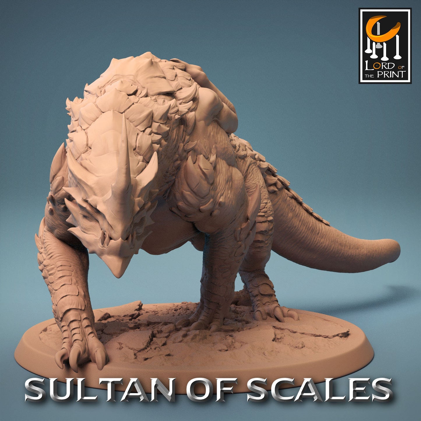 Wild Drakes, Sultan of the Sands, Lord of the Print | Dungeons and Dragons | Pathfinder | Table Top RPG | 3D Printed Model