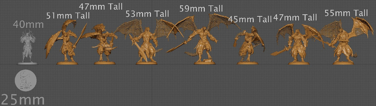 Dragonborn Soldiers, Pack 2, Shellback Ritual, Lord of the Print | Dungeons and Dragons | Pathfinder | Table Top RPG | 3D Printed Model
