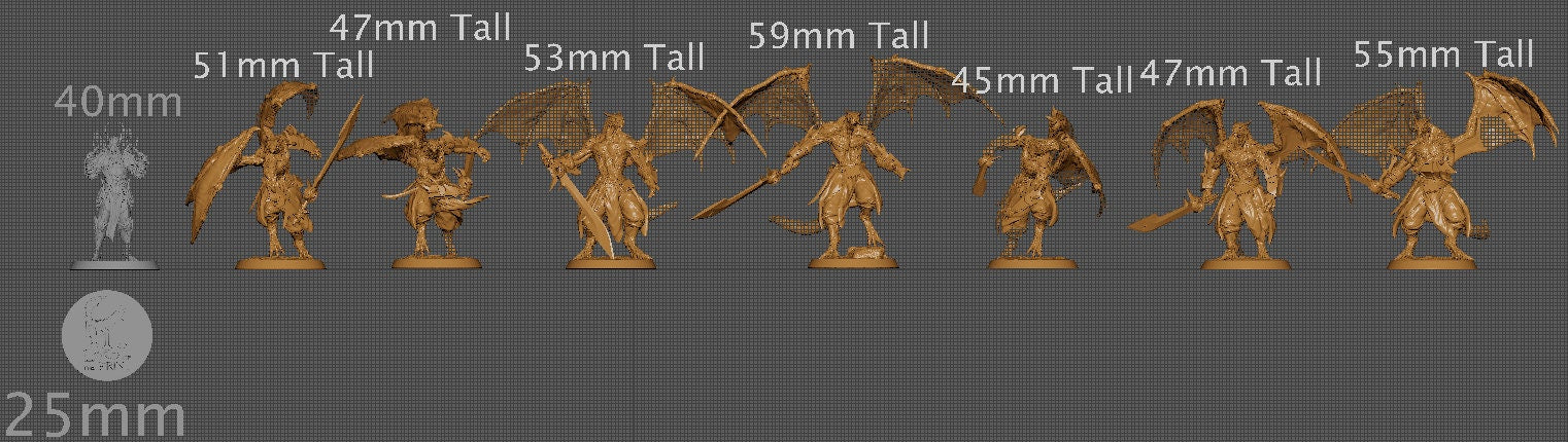 Dragonborn Soldiers, Pack 2, Shellback Ritual, Lord of the Print | Dungeons and Dragons | Pathfinder | Table Top RPG | 3D Printed Model
