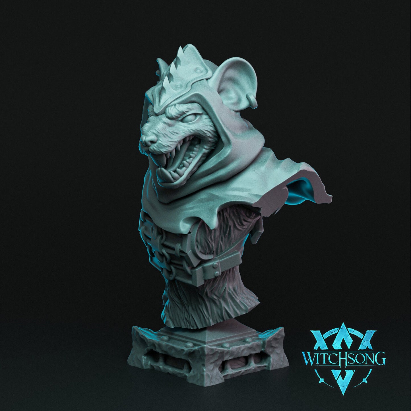 Grandrat Assassin, Witchsong Miniatures | Dungeons and Dragons | Pathfinder | Table Top RPG | 3D Printed Model
