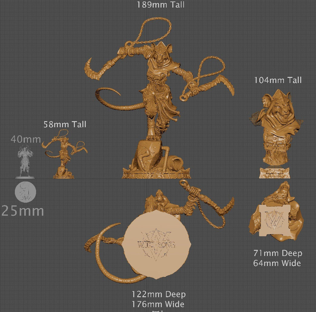 Grandrat Assassin | Aussie 3D Printed Miniatures and Terrain