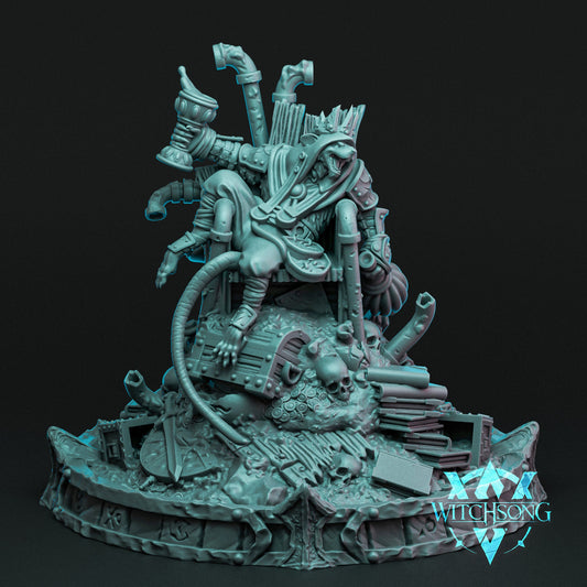 The Ratking, Witchsong Miniatures | Dungeons and Dragons | Pathfinder | Table Top RPG | 3D Printed Model