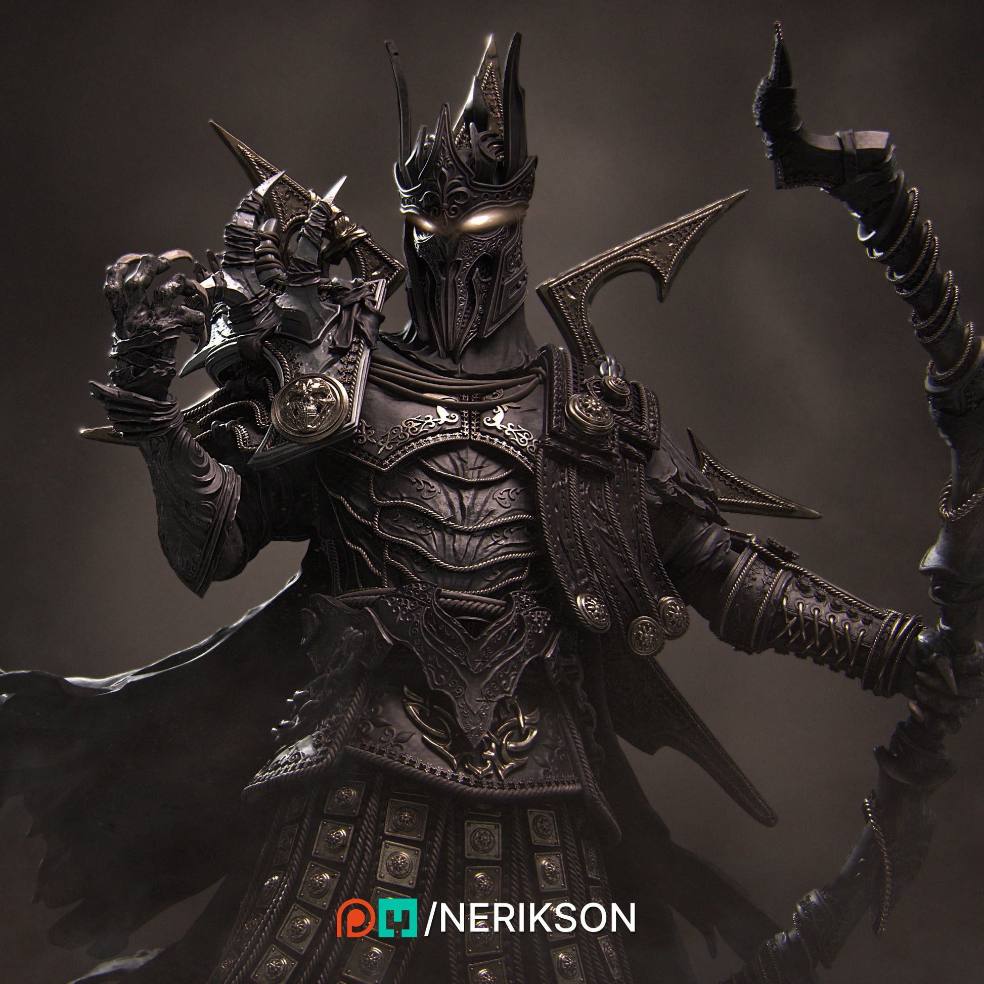 The Four Horsemen, Conquest, Powerful NPC, Ernest Nemirovsky | Dungeons and Dragons | Pathfinder | Table Top RPG | 3D Printed Model