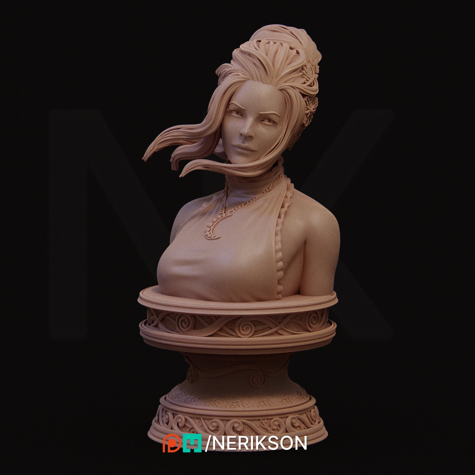 Luna, Standalone, Powerful NPC, Ernest Nemirovsky | Dungeons and Dragons | Pathfinder | Table Top RPG | 3D Printed Model