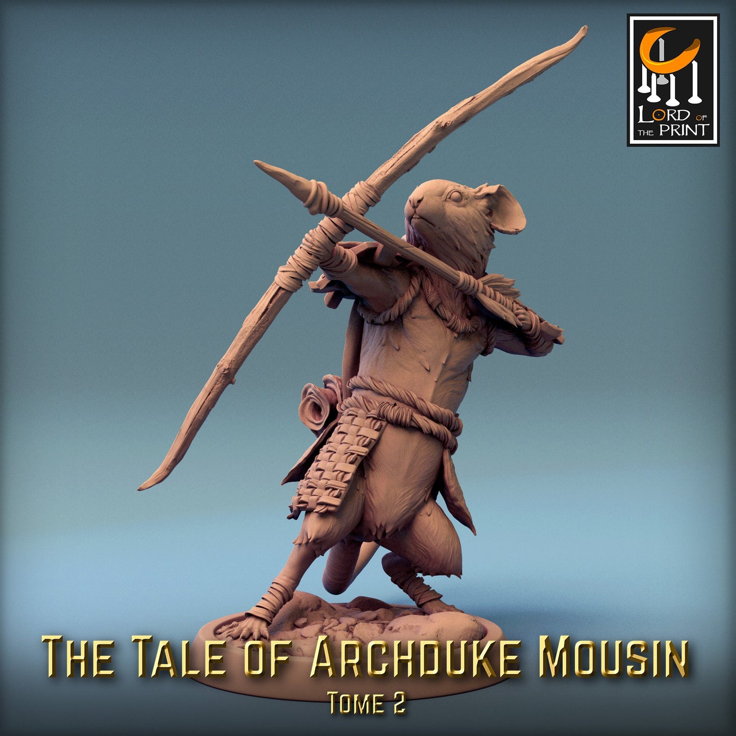 Peasant Adventurer Mice 2! Archduke Mousin, Lord of the Print | Dungeons and Dragons | Pathfinder | Table Top RPG | 3D Printed Model