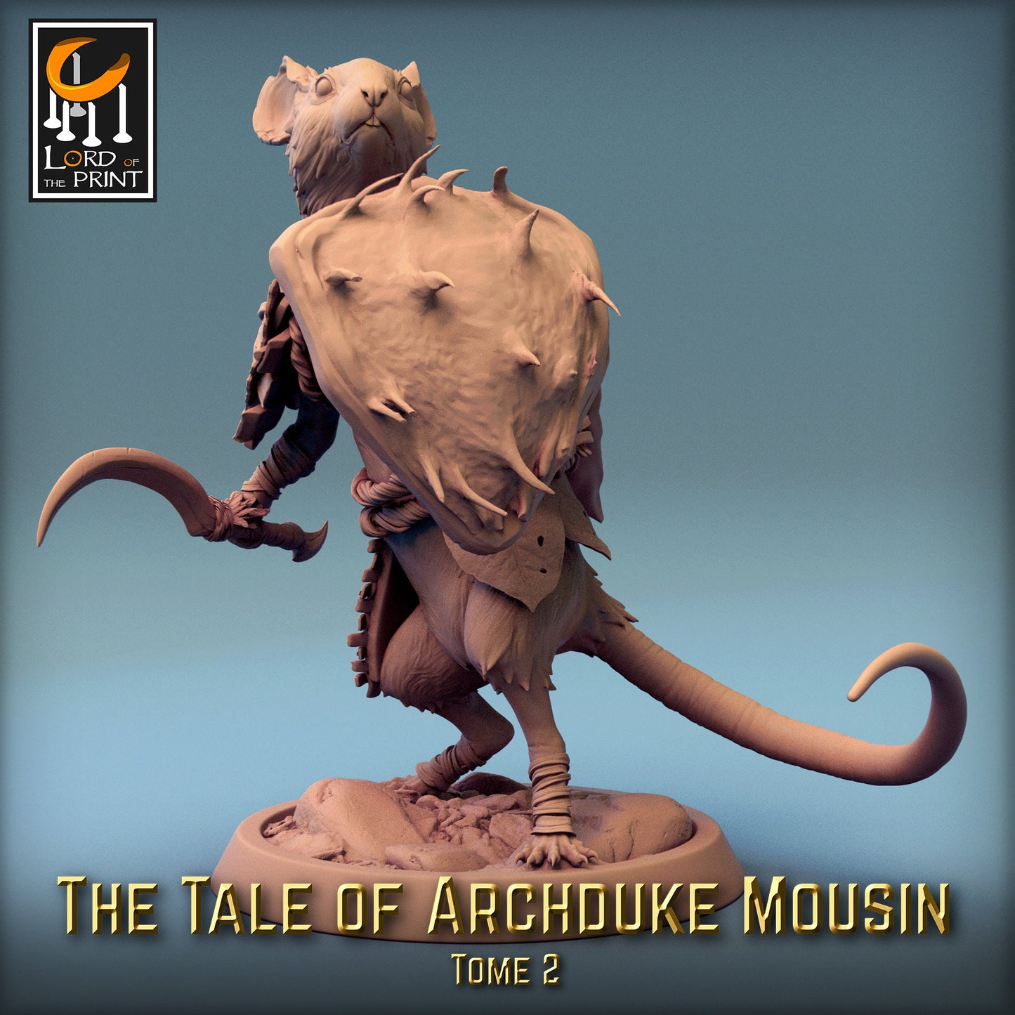 Peasant Adventurer Mice 2! Archduke Mousin, Lord of the Print | Dungeons and Dragons | Pathfinder | Table Top RPG | 3D Printed Model