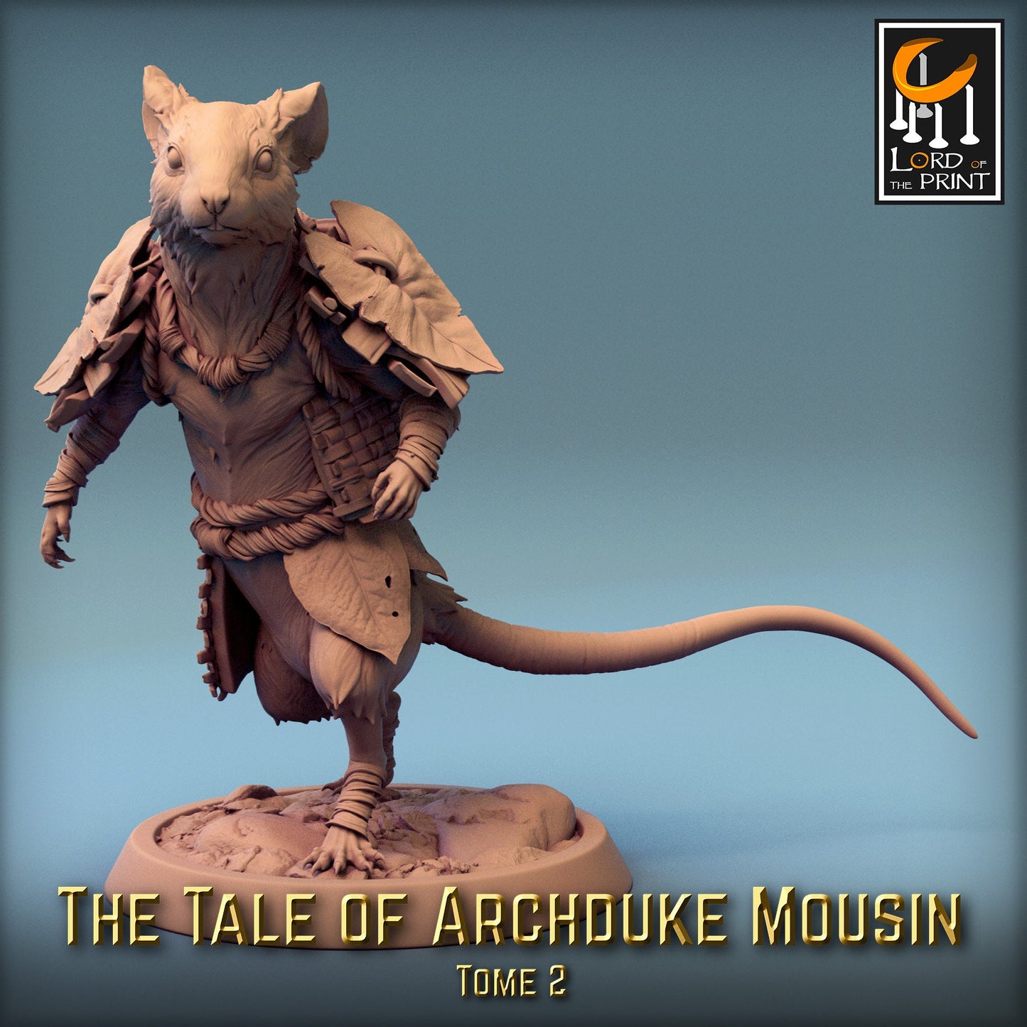 Peasant Adventurer Mice 2! Archduke Mousin, Lord of the Print | Dungeons and Dragons | Pathfinder | Table Top RPG | 3D Printed Model