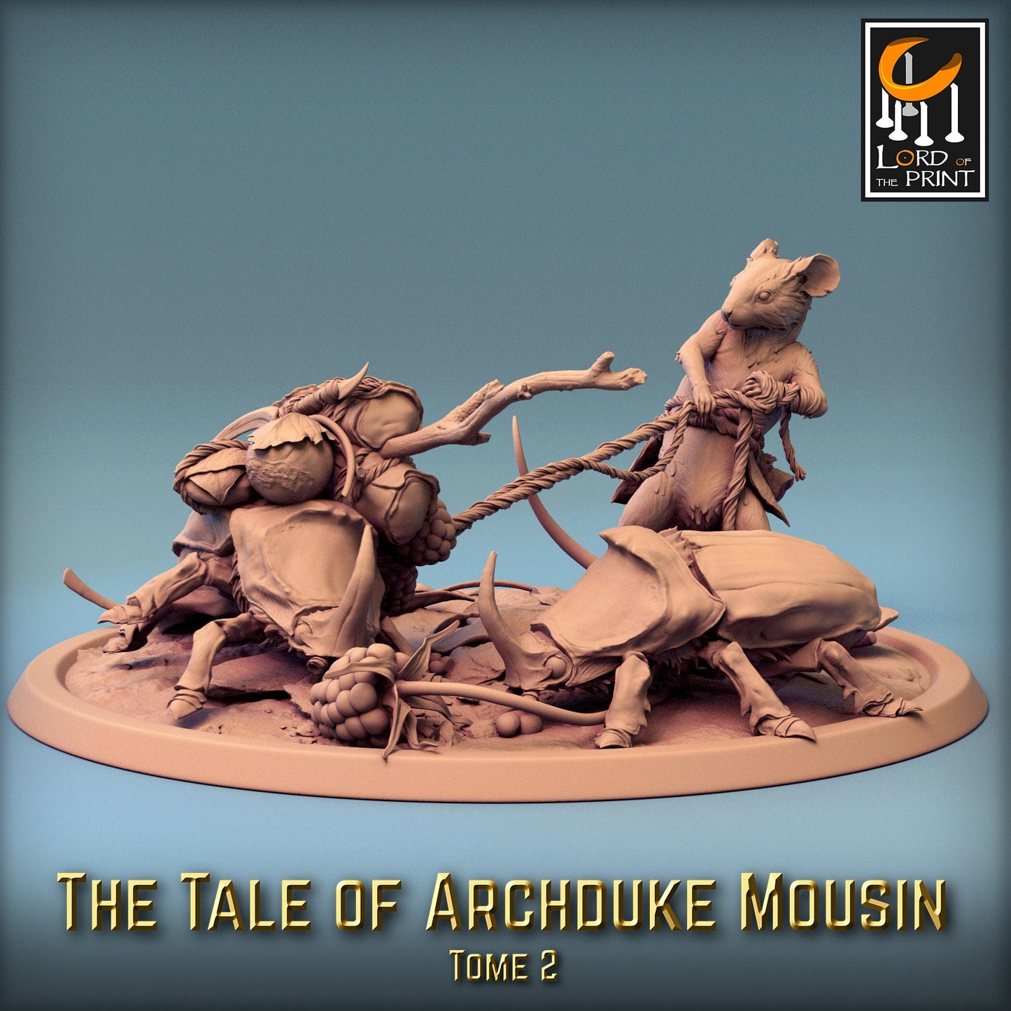 Mouse folk Villagers! Archduke Mousin, Lord of the Print | Dungeons and Dragons | Pathfinder | Table Top RPG | 3D Printed Model