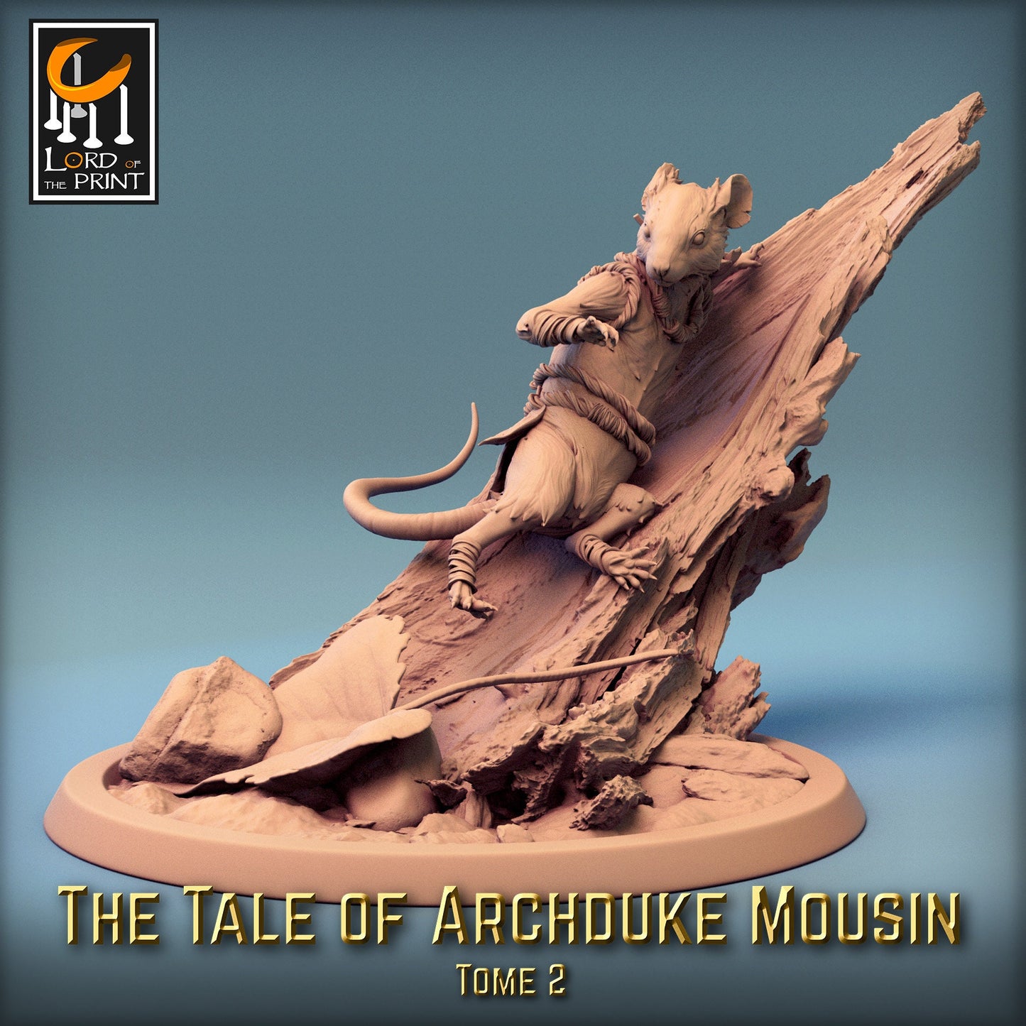 Mouse folk Villagers! Archduke Mousin, Lord of the Print | Dungeons and Dragons | Pathfinder | Table Top RPG | 3D Printed Model